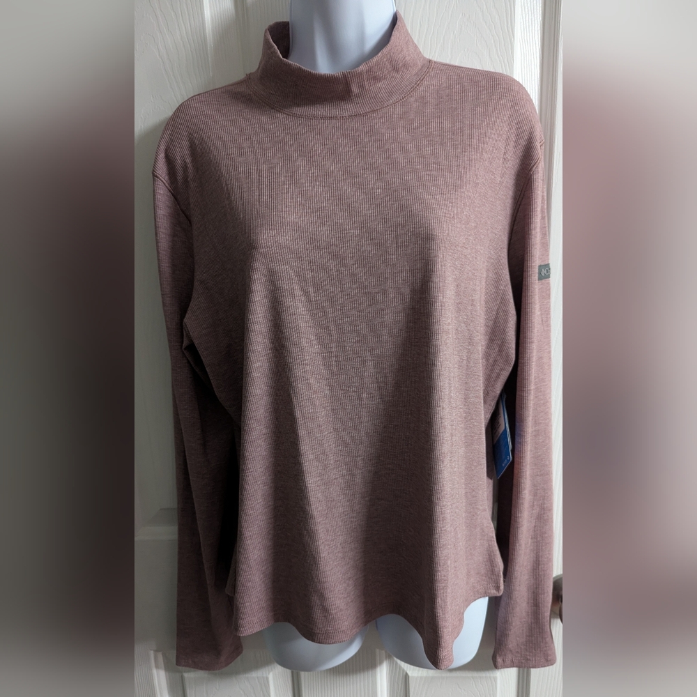 Columbia Women's Amberview Long Sleeve Top Dusty Rose Sz: XXL NWT